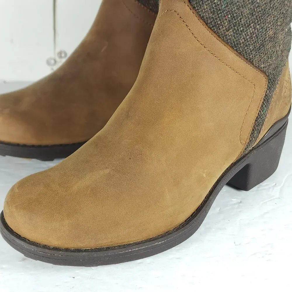 Merrell Women's Chateau II Mid US7 Brown Leather Wool Waterproof Ankle Boots